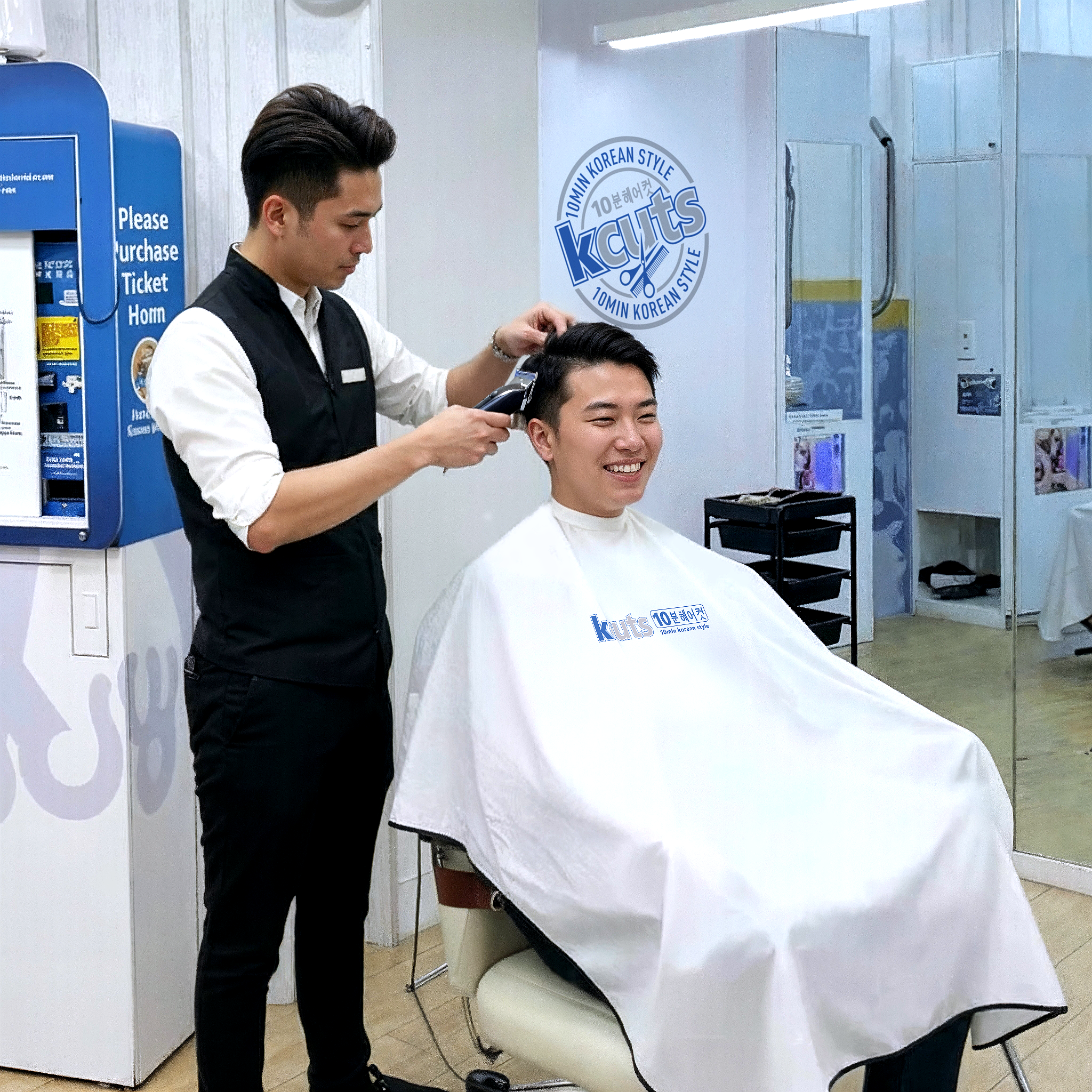 kcuts barber in action